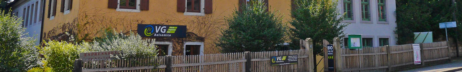 Außenansicht VG-Biomarkt Dresden Loschwitz