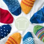 Bunte Stricksocken