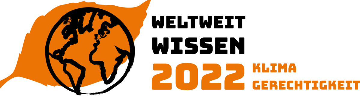 Logo des WeltWeitWissen Kongress 2022 zur Klimargerechtigkeit