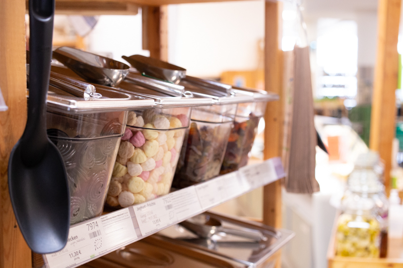 Unverpackte Gummibärchen